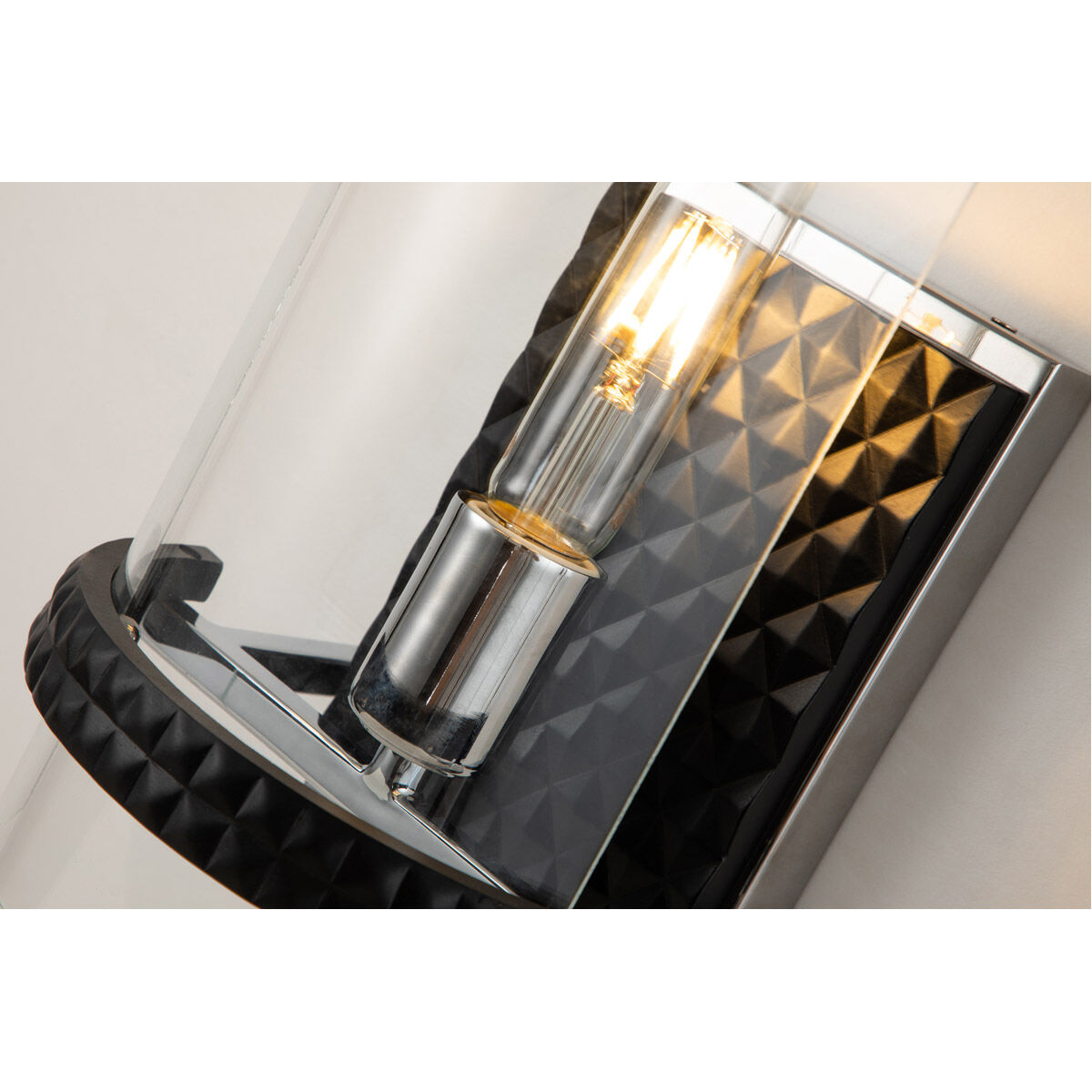 Mazant 1 Light 8 inch MB+PC Bath Light Wall Light